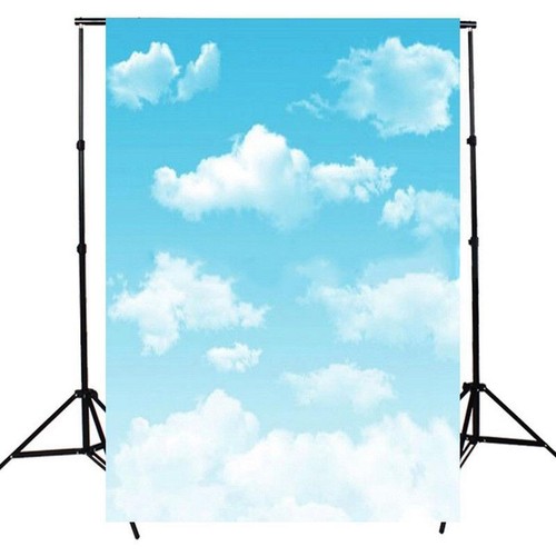 White cloud blue - blue, sfondo