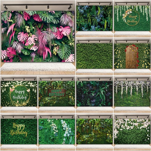 Fiori piante verdi - 3d,